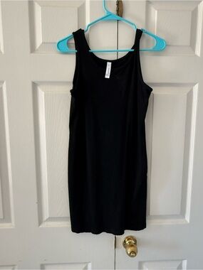 Everyday Black Sleeveless maternity Mini Dress